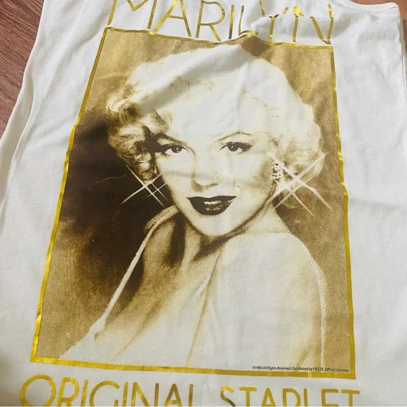 marilyn monroe original starlet 1985 tank top - Picture 5 of 6